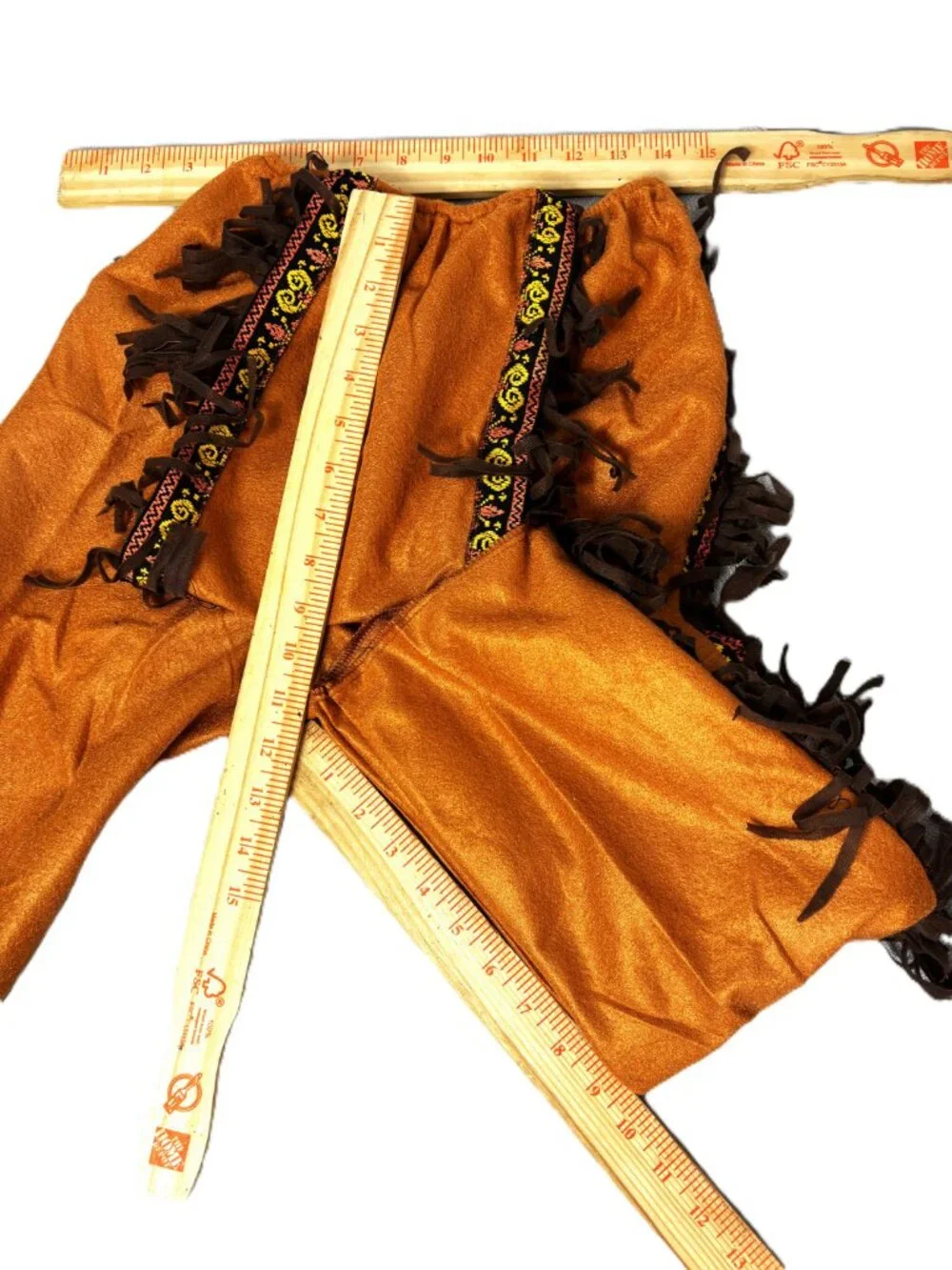 Rubie’s Native American Boy Faux Suede Costume w/ Head piece Sz 8-10 & 12-14NWT - Picture 5 of 14